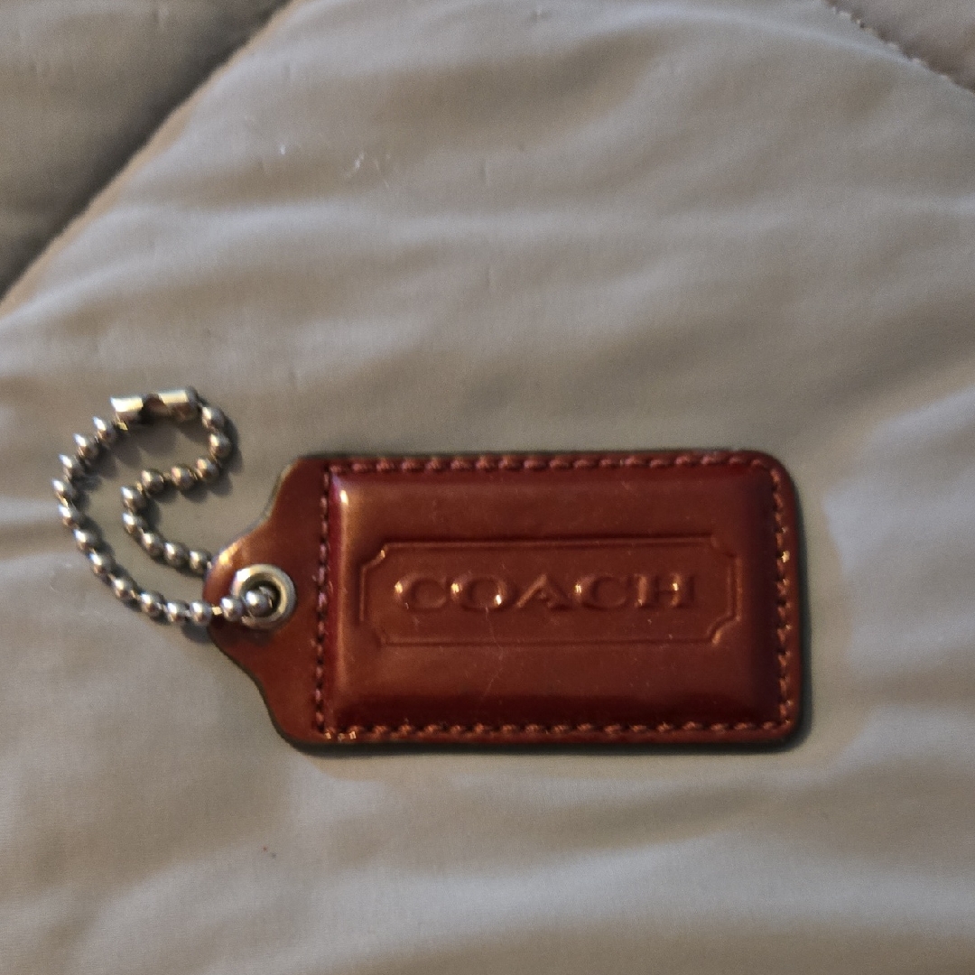 Coach Metallic Red Hang Tag